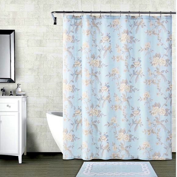 Wamsutta Bath Illusion Blue Margate Shower Curtain New Poshmark